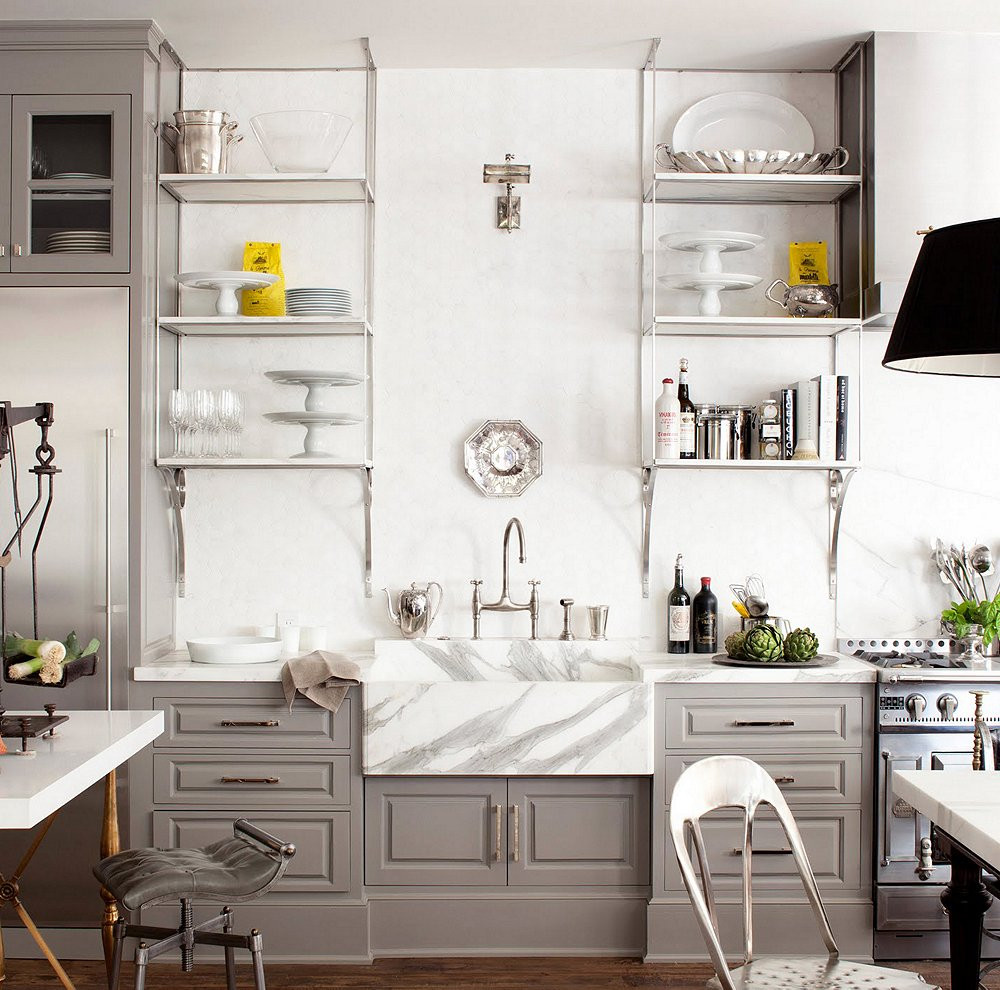 Small Kitchen Open Shelving
 10 Gorgeous Takes on Open Shelving in Kitchens