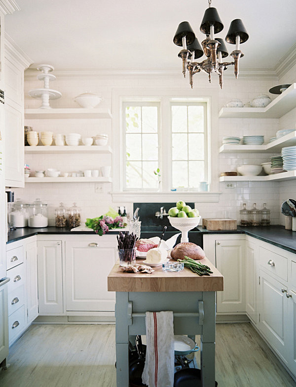 Small Kitchen Open Shelving
 19 Design Ideas for Small Kitchens