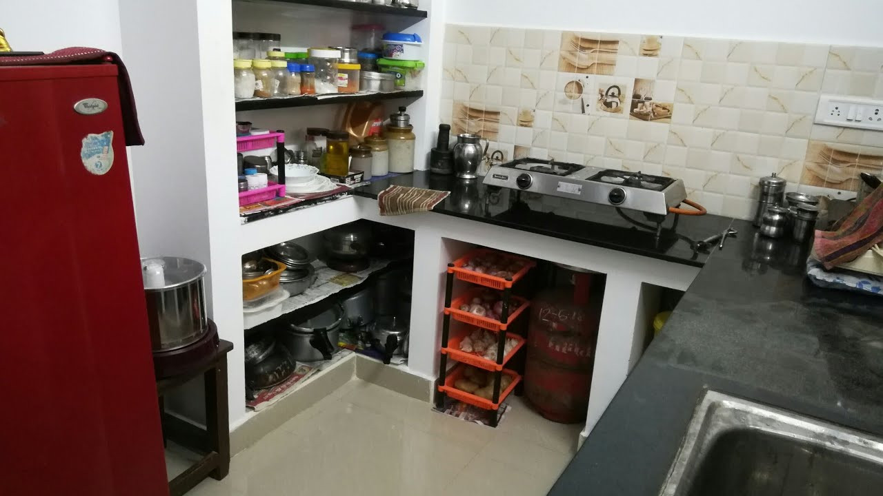 Small Kitchen Organization Ideas
 Kitchen tour Tamil How to organize small kitchen