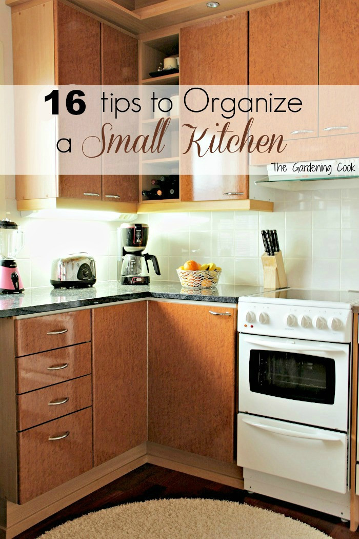 Small Kitchen Organization Ideas
 Organization Tips for Small Kitchens