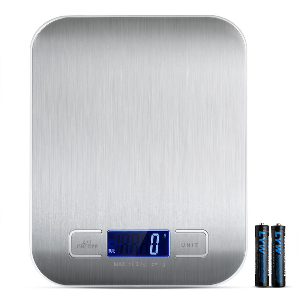Small Kitchen Scales
 Digital Multifunction Kitchen Food Scale Stainless Steel