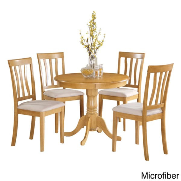 Small Kitchen Table For 4
 Oak Small Kitchen Table and 4 Chairs Dining Set