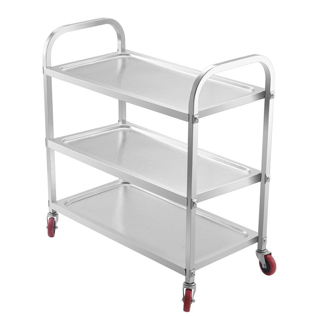 Small Kitchen Utility Cart
 Stainless Steel Utility Cart