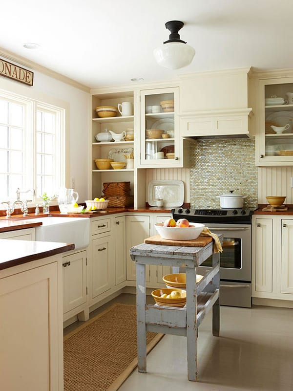 Small Kitchen With Island Ideas
 48 Amazing space saving small kitchen island designs