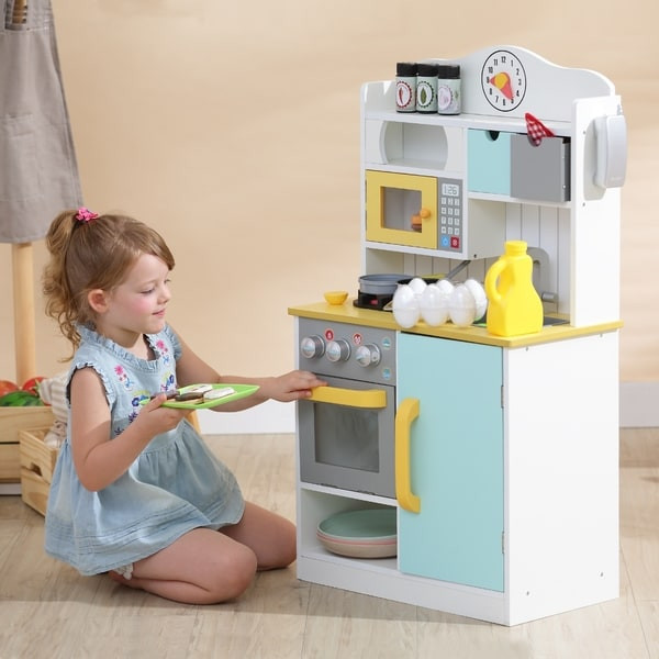 Small Play Kitchen
 Shop Teamson Kids Florence Small Play Kitchen White