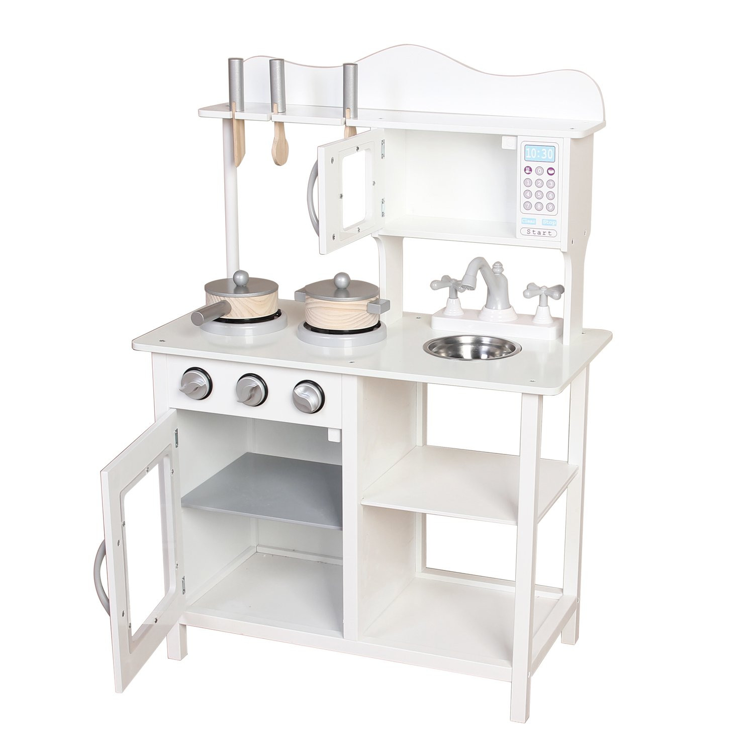 Small Play Kitchen
 Kids Wooden Play Kitchen Role Play Kitchen White