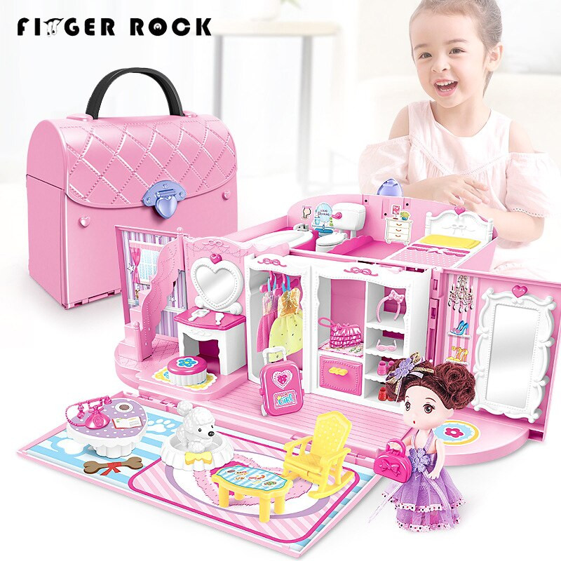 Small Play Kitchen Set
 Finger Rock Girls Pretend Play Kitchen Toys Set Secure