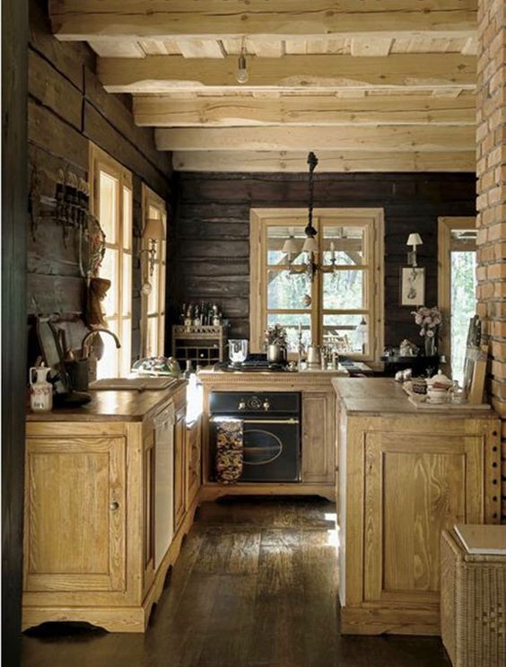 Small Rustic Kitchen Ideas
 55 Stunning Woodland Inspired Kitchen Themes to Give Your