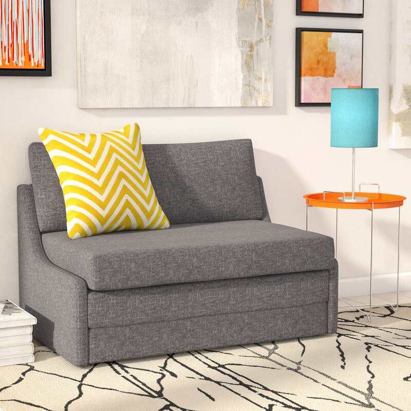 Small Sofa For Bedroom
 Zipcode Design Sabine Sleeper Loveseat & Reviews