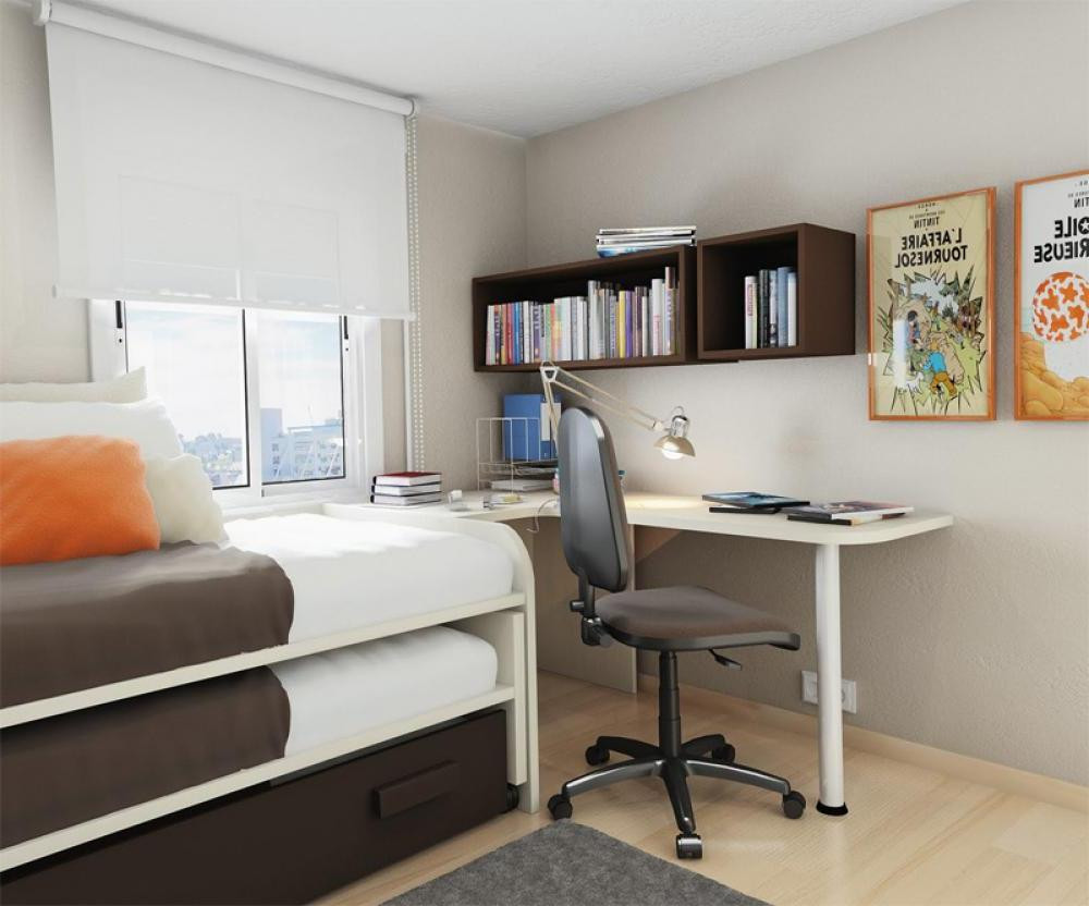 Small Space Bedroom Ideas
 Simple Small Bedroom Desks – HomesFeed