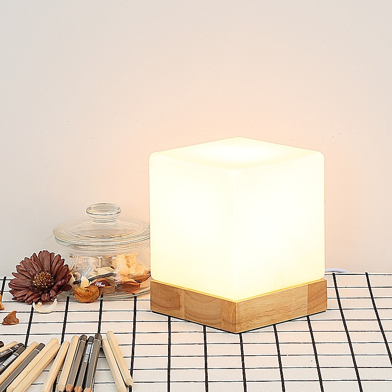 Small Table Lamp For Bedroom
 Wood Led Decorative Small Table Lamp E27 Table Lamps For
