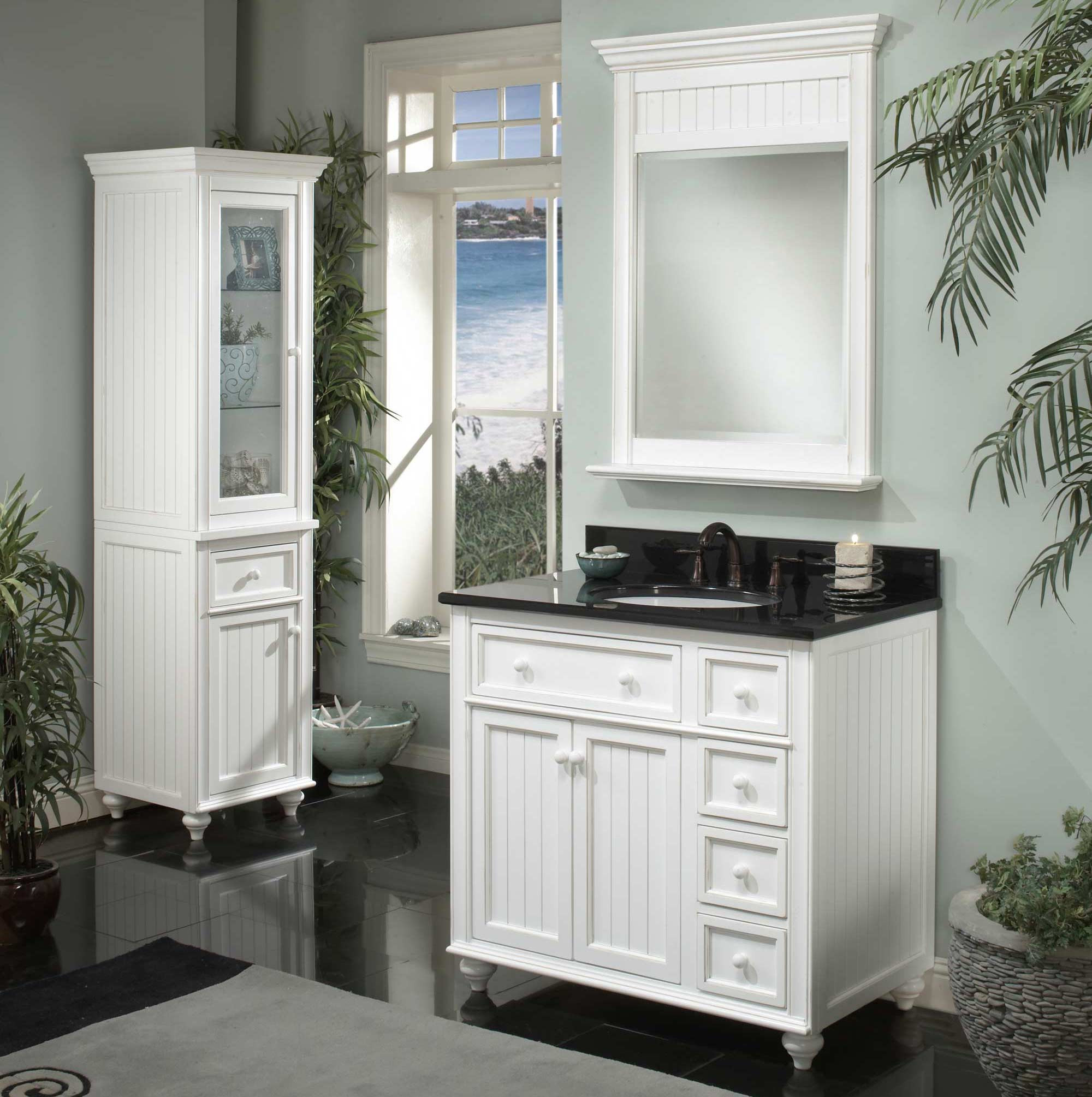 Small White Bathroom Vanity
 A Selection of White Bathroom Vanities by Sagehill Designs