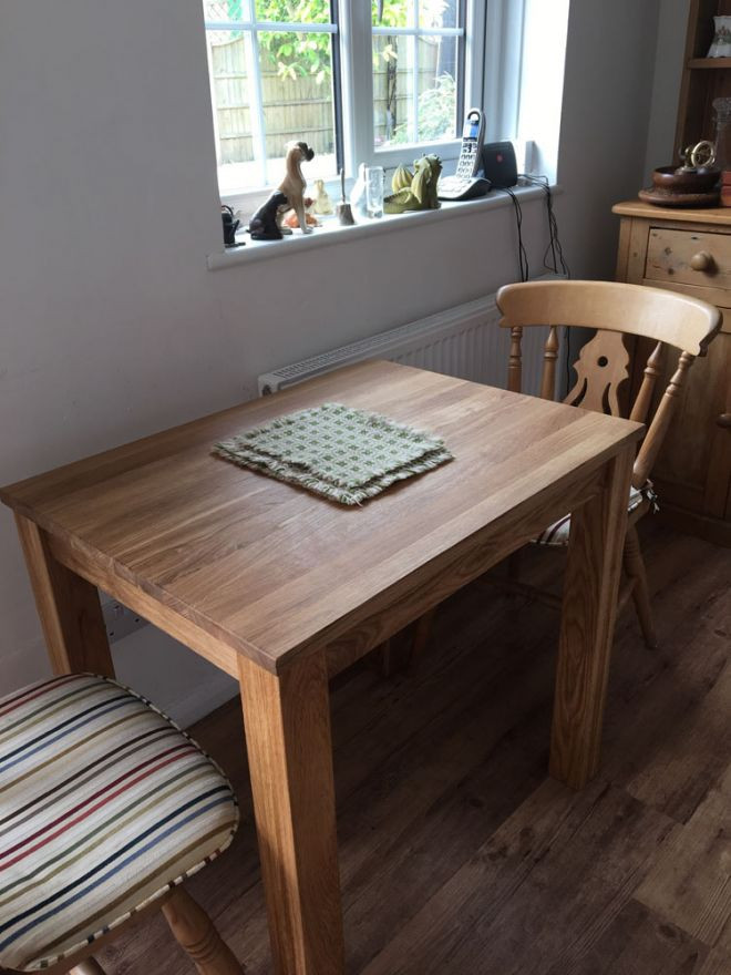 Small Wooden Kitchen Tables
 Small Solid Oak Dining Table