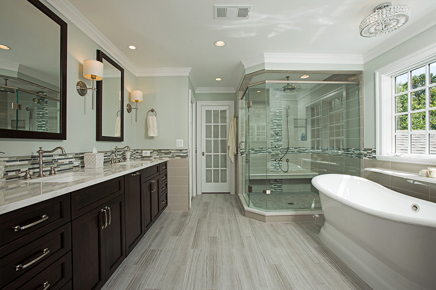 Spa Master Bathroom
 Spa Like Master Bathroom in Oakton VA by Berriz Design