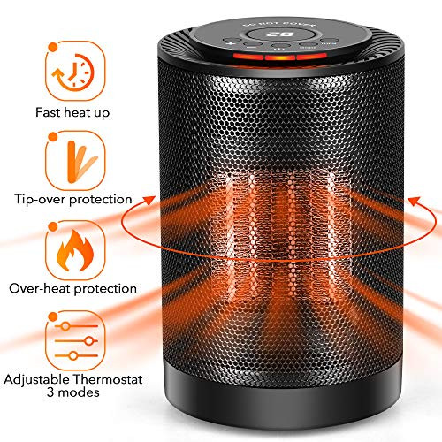 Space Heater For Kids Room
 LONOVE PTC Space Heater – Portable Ceramic Heater for