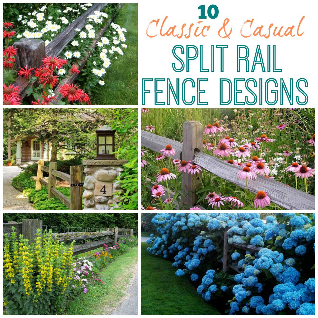 Split Rail Fence Landscape Ideas
 Housie Inspiration Classic & Casual Split Rail Fences
