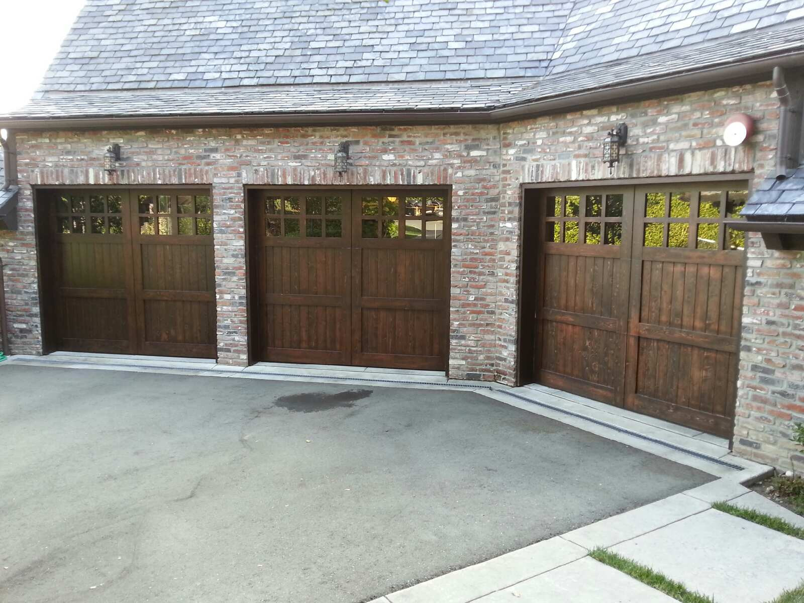Stained Garage Doors
 Custom Stain Grade Garage Doors Selections Madden Door