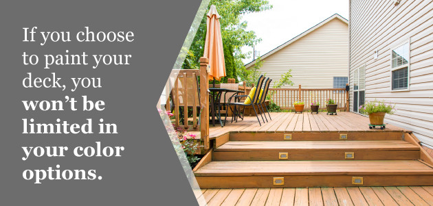 Staining Versus Painting Deck
 Painting Vs Staining Your Deck
