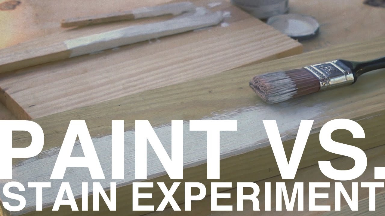 Staining Versus Painting Deck
 Paint vs Stain Experiment Day 99