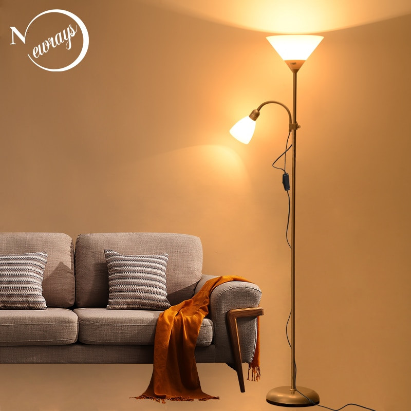 Stand Light For Living Room
 Modern nordic design 2 lights night Floor Lamp stand