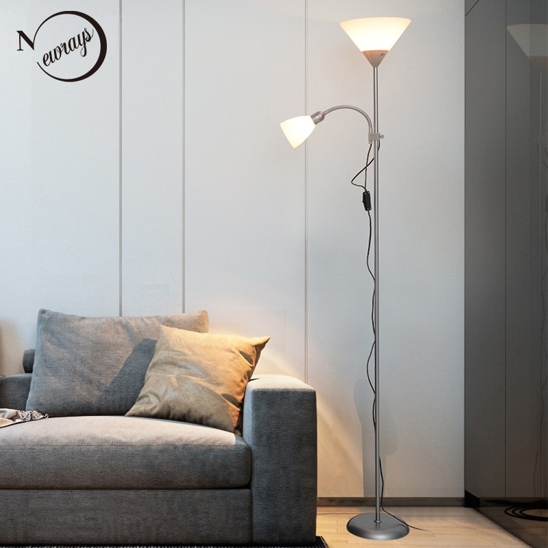Stand Light For Living Room
 Modern nordic design 2 lights night Floor Lamp stand
