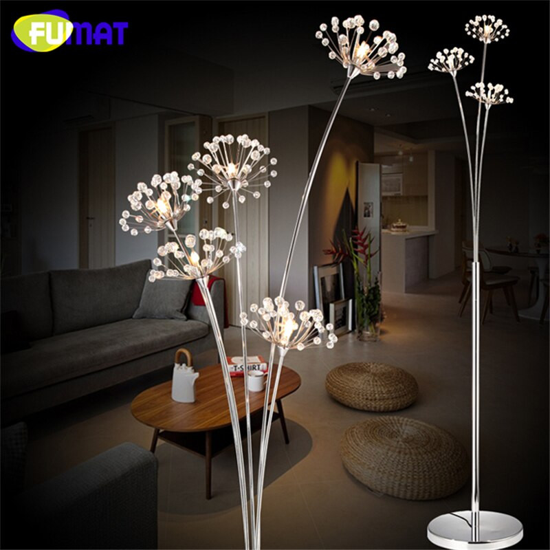 Stand Light For Living Room
 FUMAT Crystal Floor Lamp Modern Crystal Floor Light For
