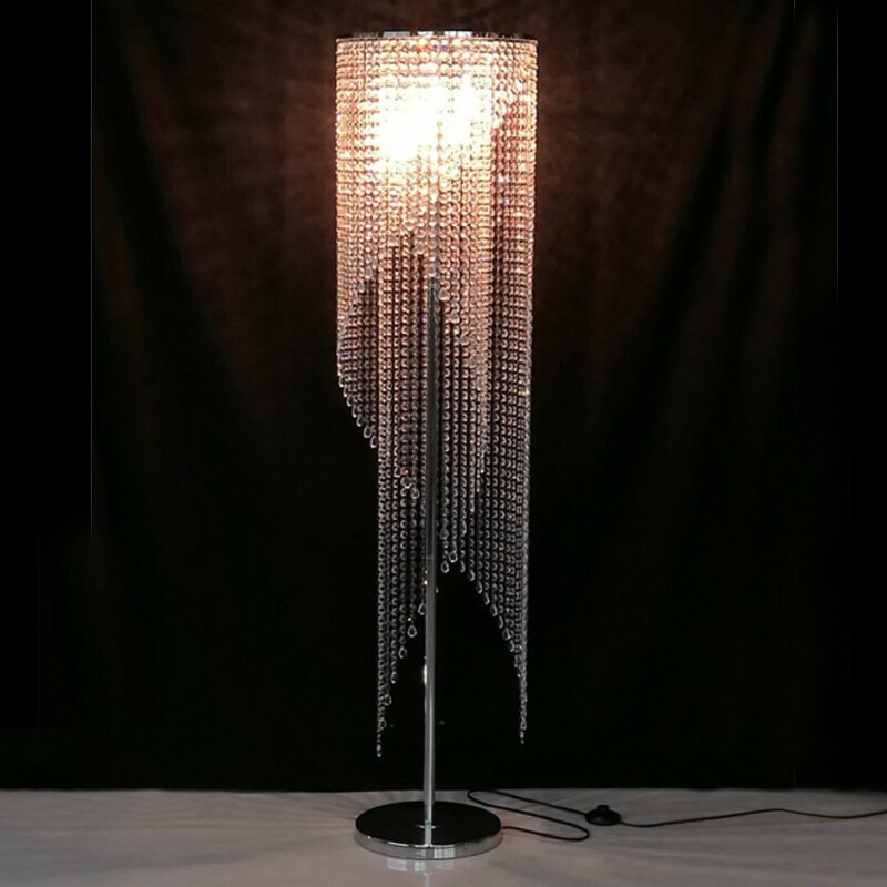 Stand Light For Living Room
 led Fashion modern crystal Floor lamp living room lights