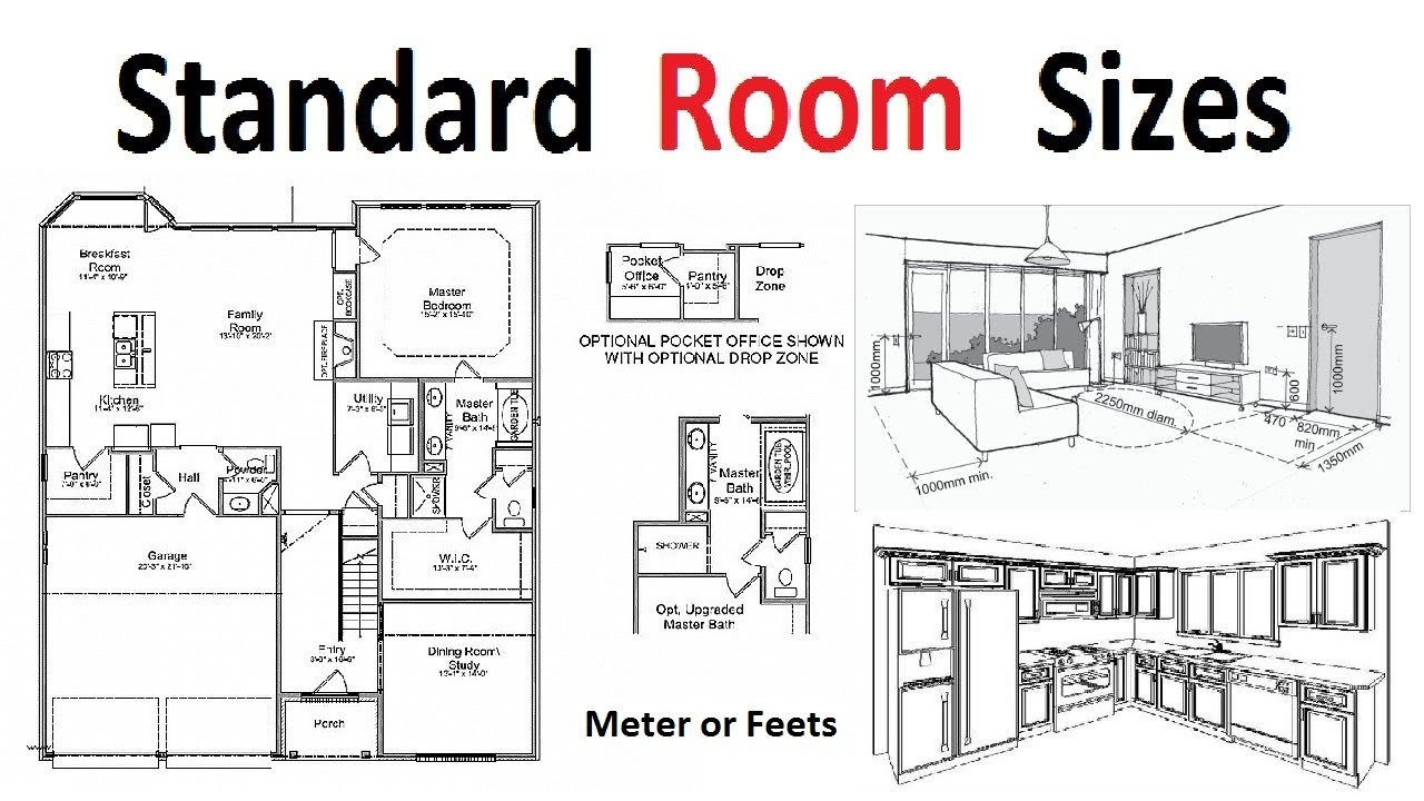 Standard Bedroom Dimensions New Standard Room Sizes for Plan Development