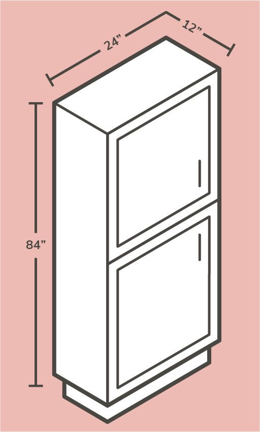 Standard Kitchen Cabinet Depths
 Find the standard tall kitchen cabinet dimensions