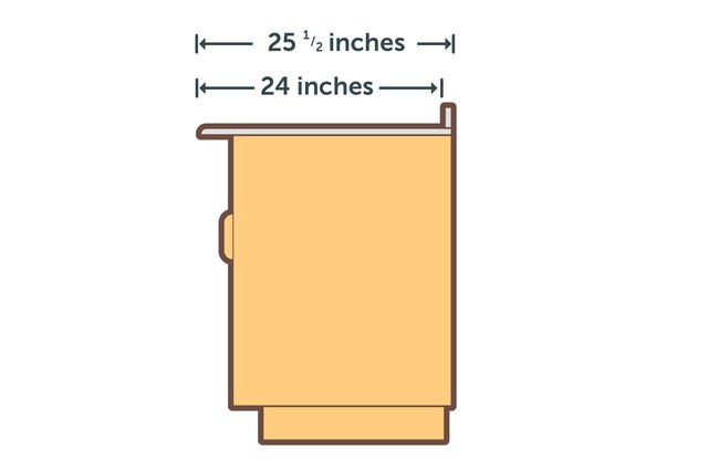 Standard Kitchen Counter Width
 What Is the Standard Width of a Kitchen Countertop
