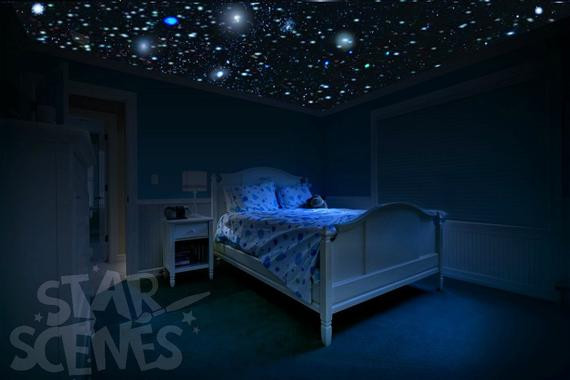 Stars For Kids Room
 Glow in the dark stars room idea DIY Star Ceiling by