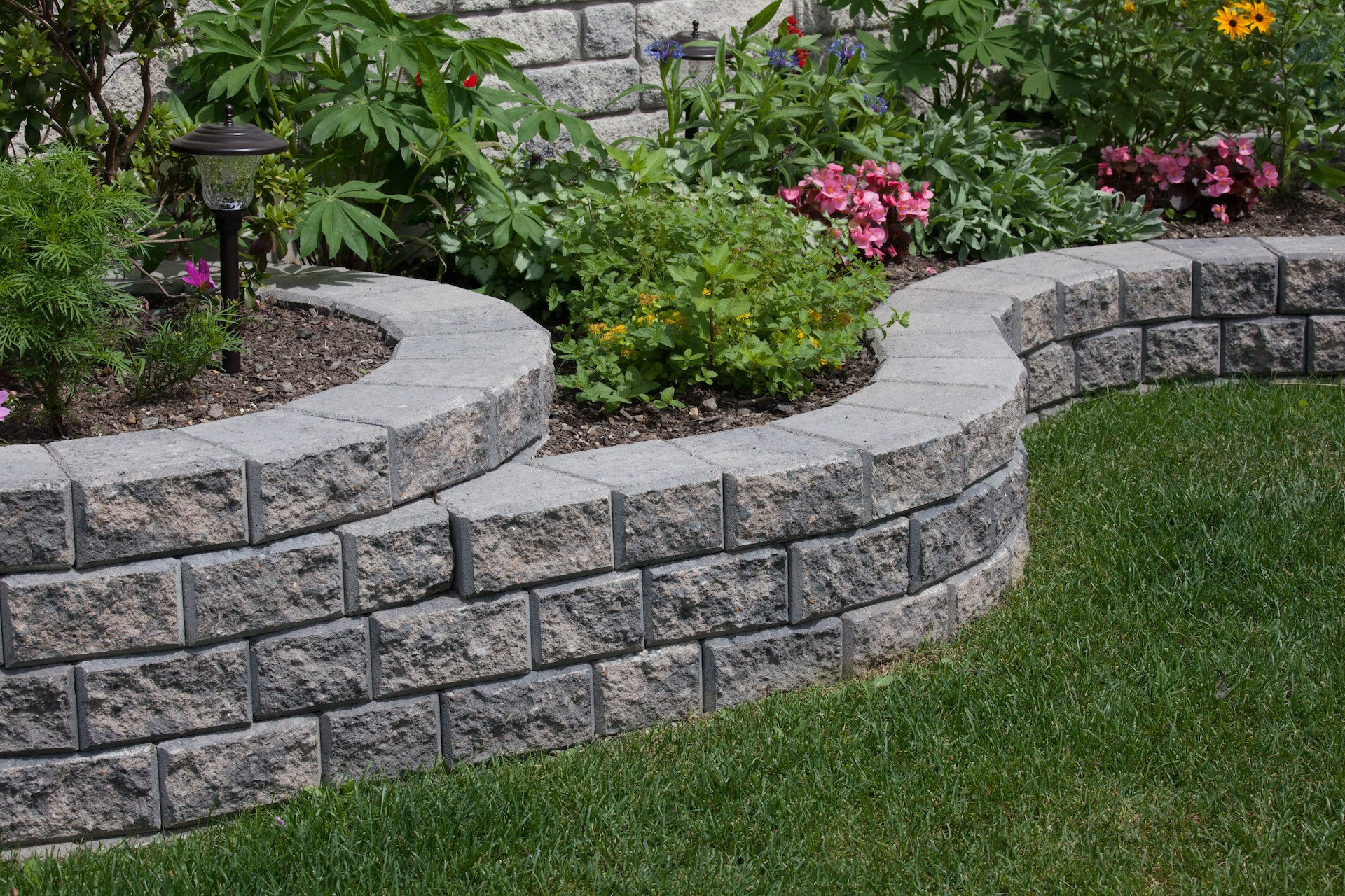 23 Lovely Stone Wall Border Landscape Edging - Home, Decoration, Style
