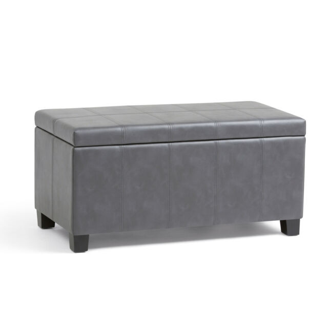 Storage Bench 36 Inches Wide Best Of Dover 36 Inch Wide Contemporary Rectangle Storage Ottoman