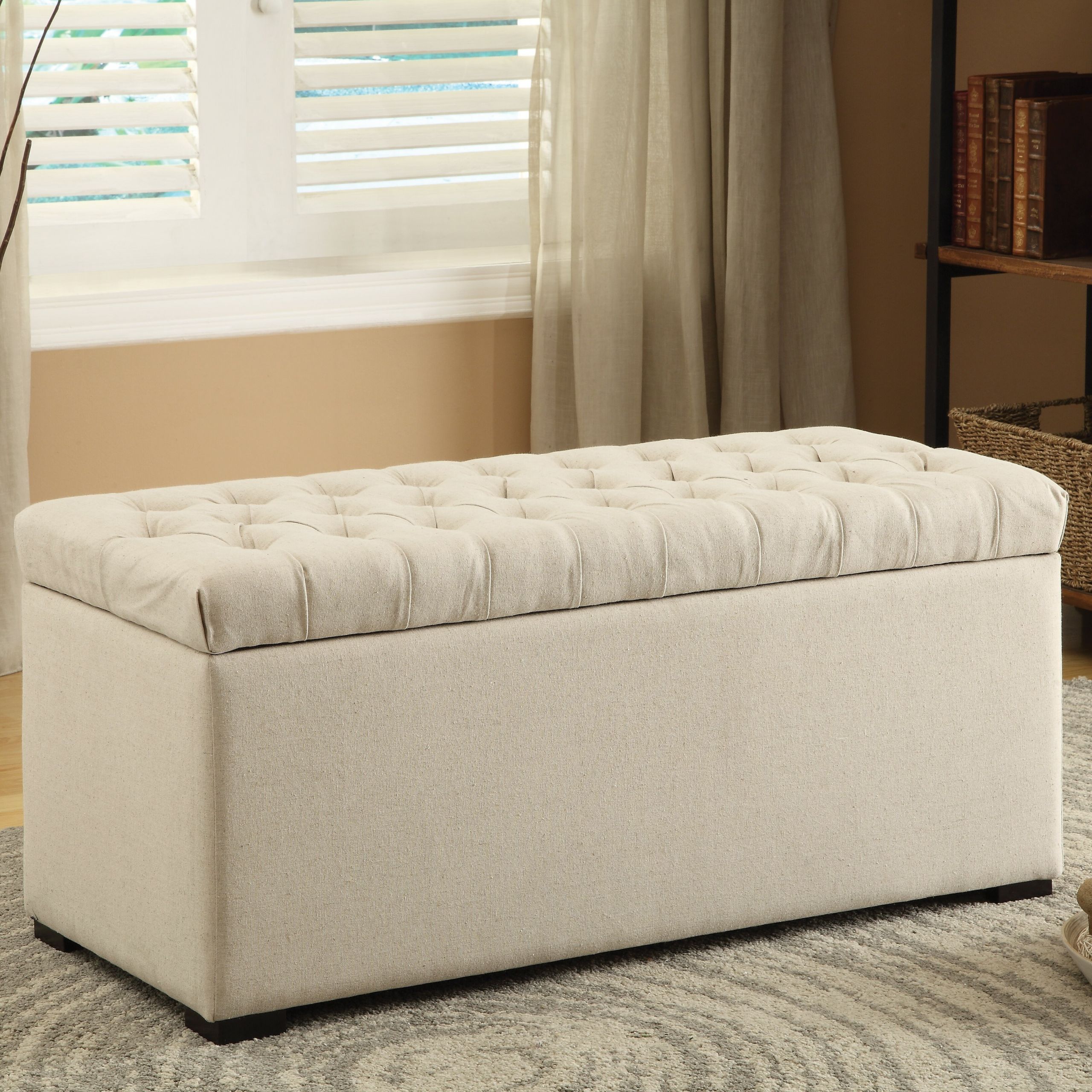 Storage Benches For Bedroom
 Charlton Home Taunton e Seat Wood Storage Bedroom Bench