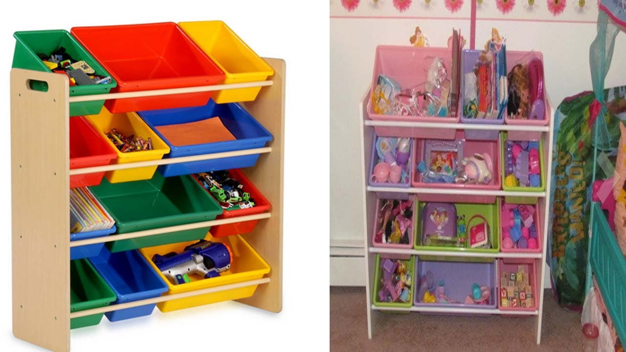 Storage Bins For Kids Room
 Honey Can Do Toy Organizer and Kids Storage Bins Review