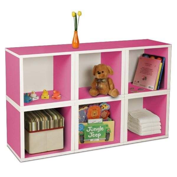 Storage Bins For Kids Room
 Storage Pink Cubes for the Kids Room