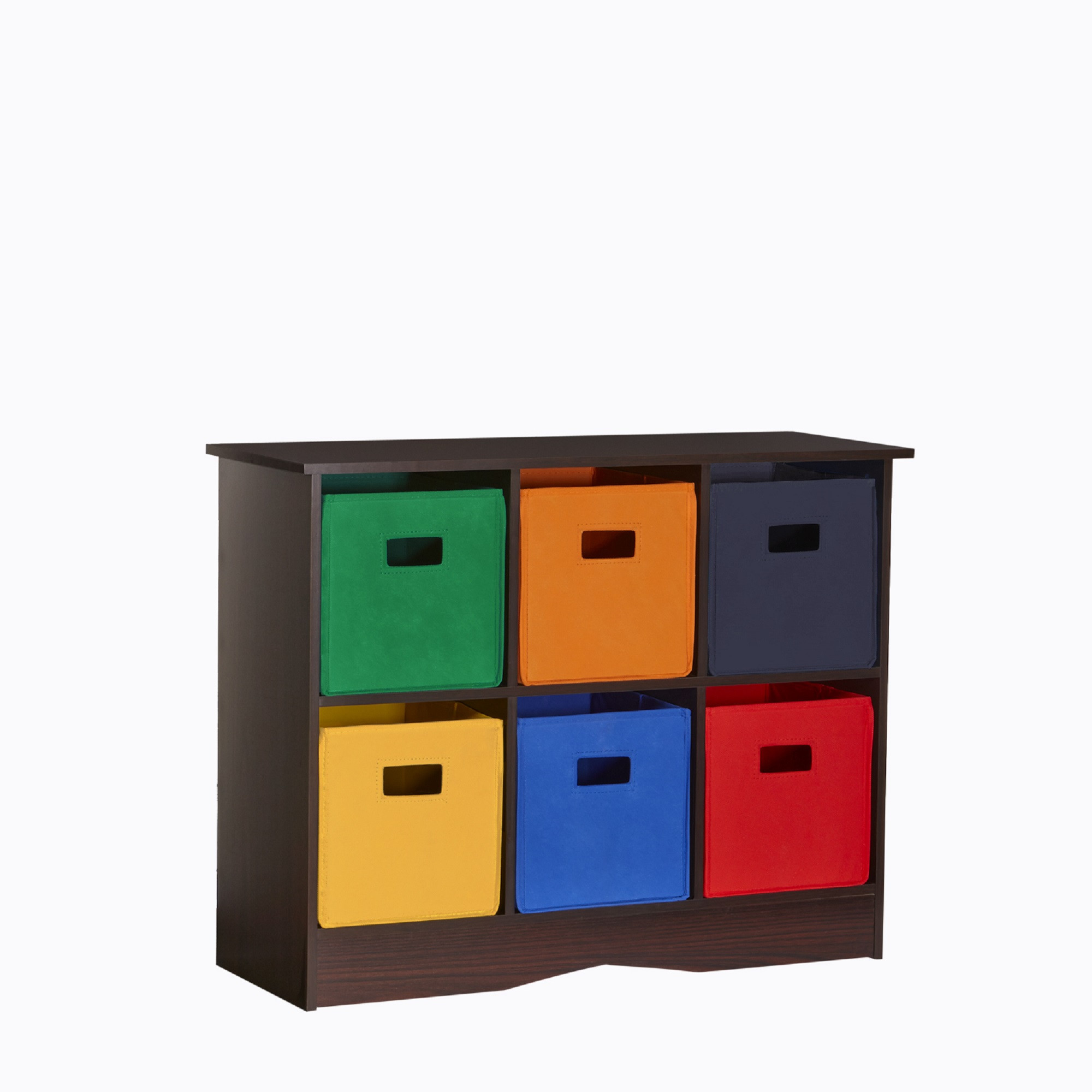 Storage Bins For Kids Room
 RiverRidge Kids 6 Bin Storage Cabinet Espresso Primary