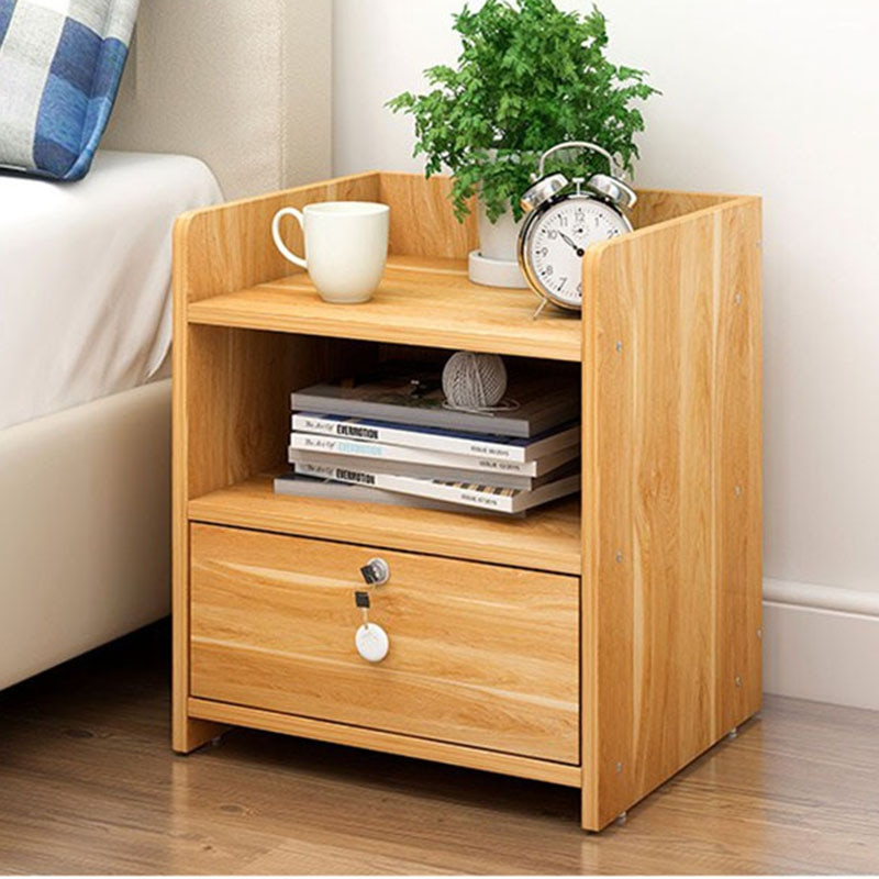 Storage Cabinet For Bedrooms
 Simple Modern Bedside Table Bedroom Storage Cabinet Wooden