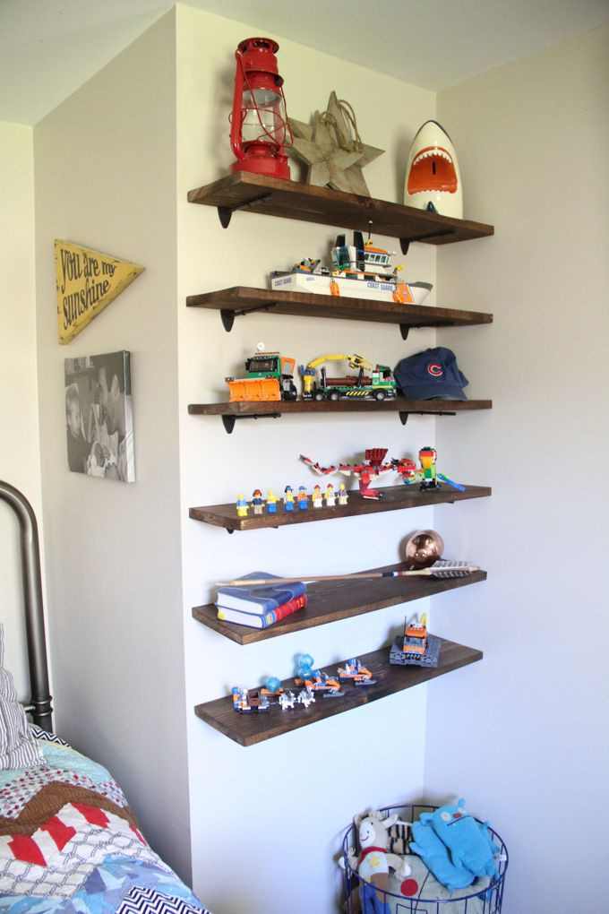 Storage Shelves For Kids Room
 DIY Floating Lego Shelves