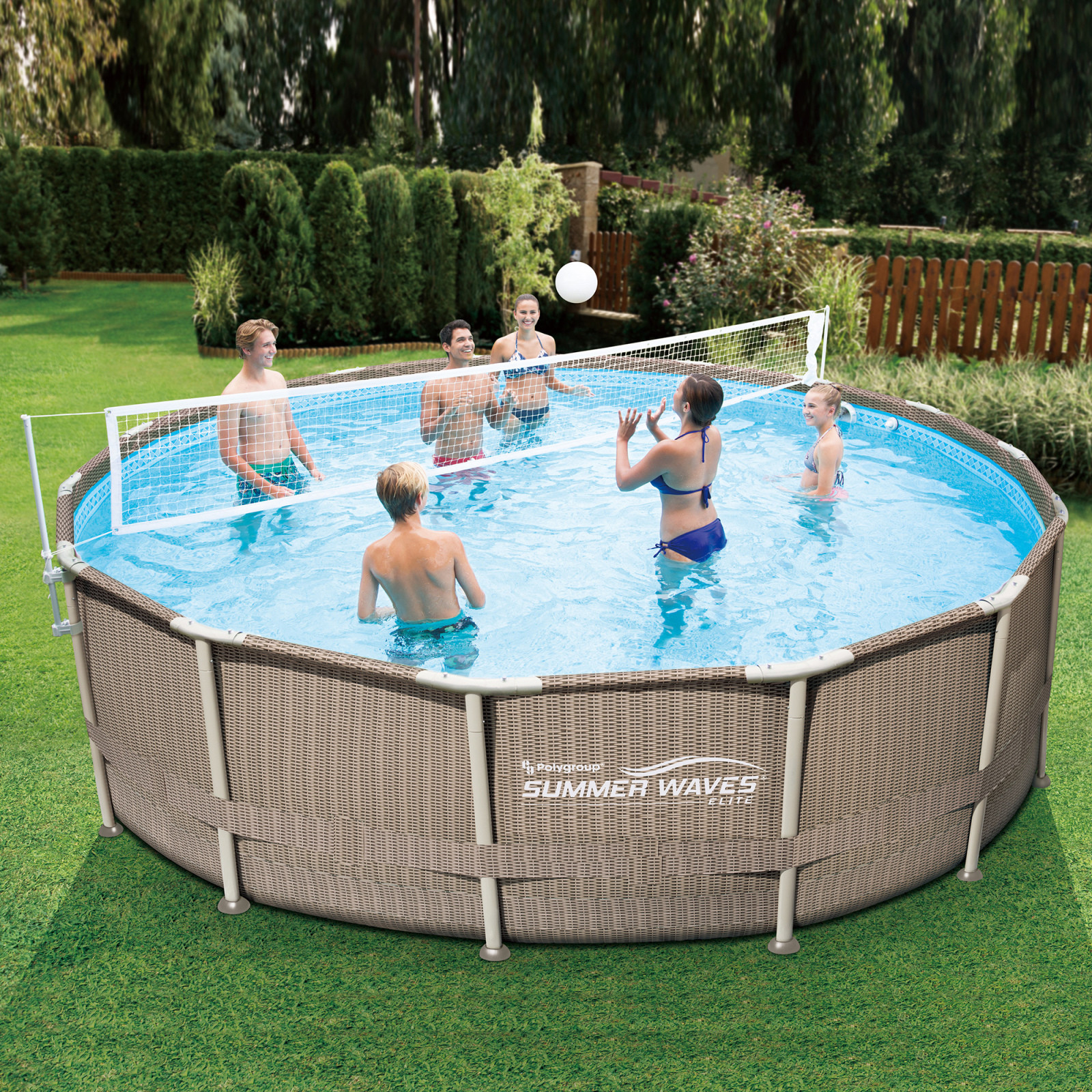 Summer Waves Above Ground Pool
 Summer Waves Volleyball Net for 10 20 Metal Frame