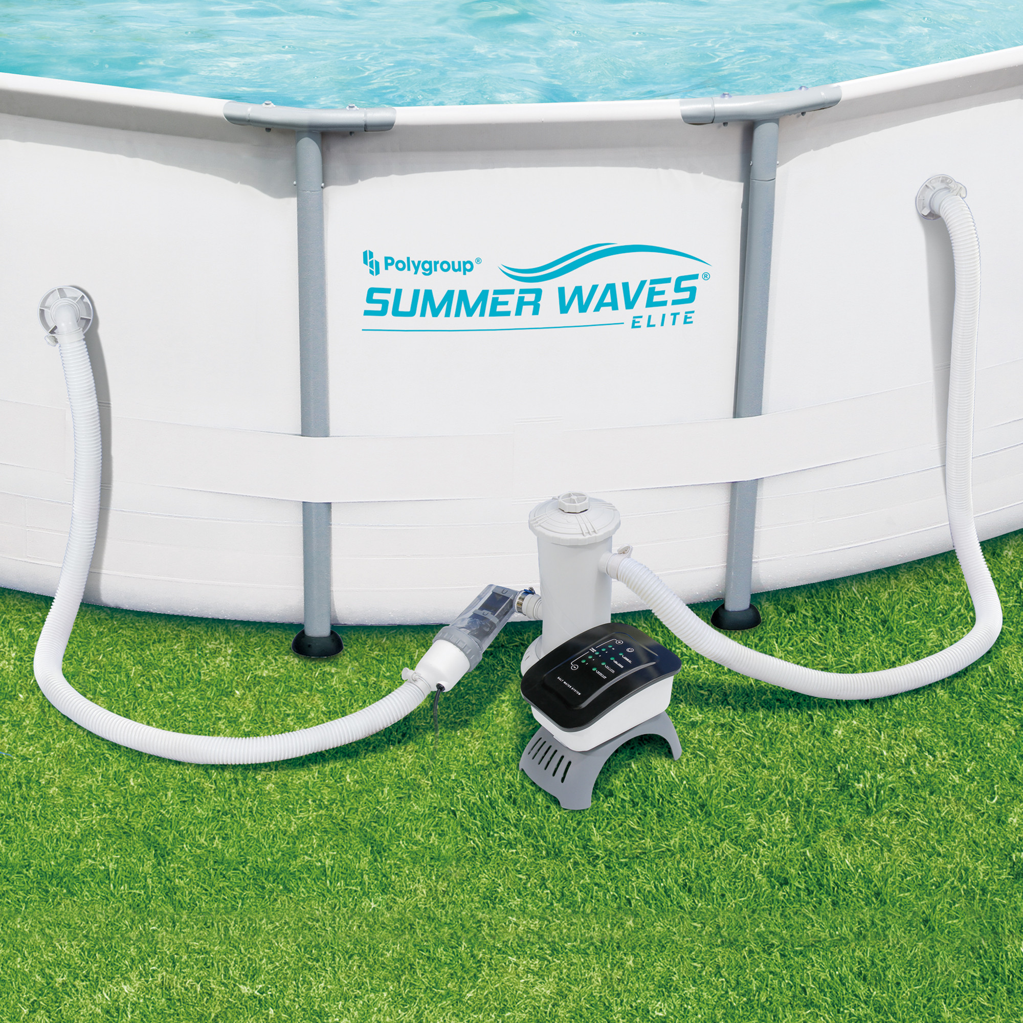 Summer Waves Above Ground Pool
 Summer Waves Salt Water Pool System for Ground Pools