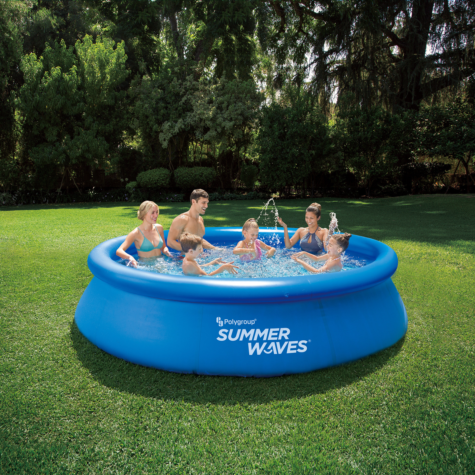 Summer Waves Above Ground Pool
 Summer Waves Inflatable Pool Quick Set Ground