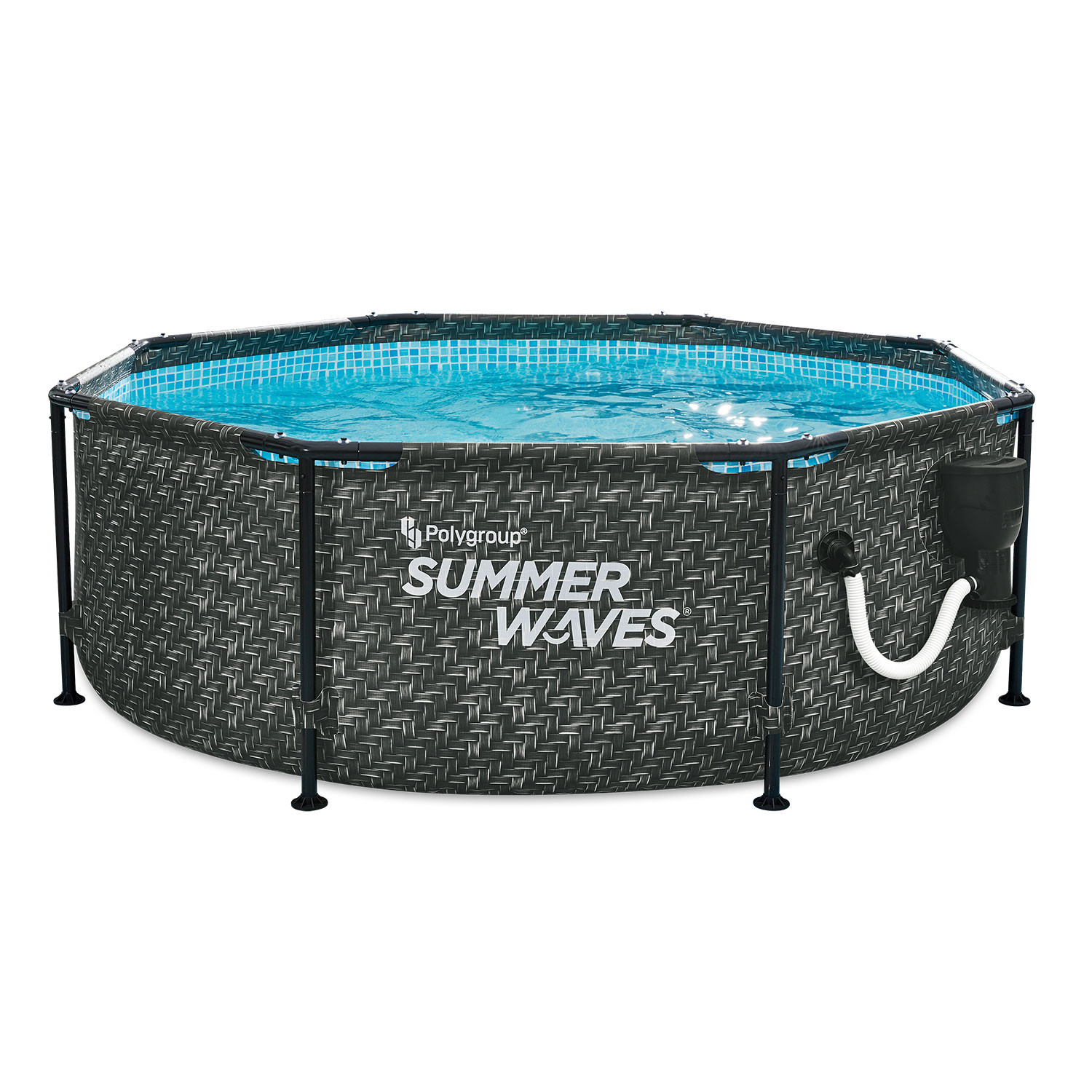 Summer Waves Above Ground Pool
 Summer Waves Active 8ft x 30in Ground Frame Swimming