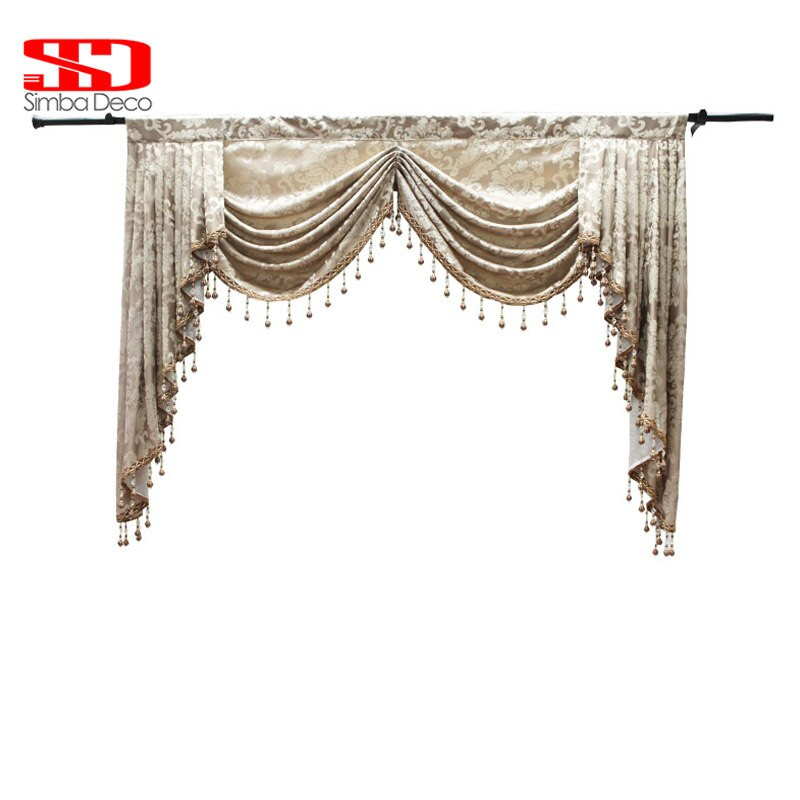 Swag Curtains For Living Room
 Aliexpress Buy Luxury Valances Swag Curtains for