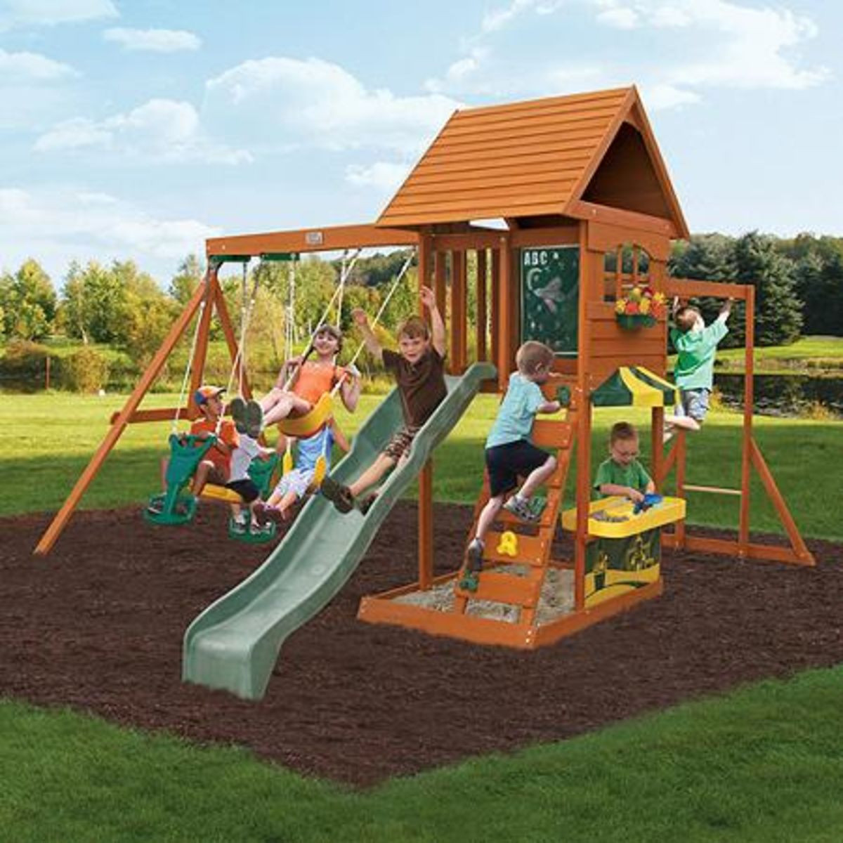 Swing Sets For Older Kids
 Best Rated Wooden Backyard Swing Sets For Older Kids