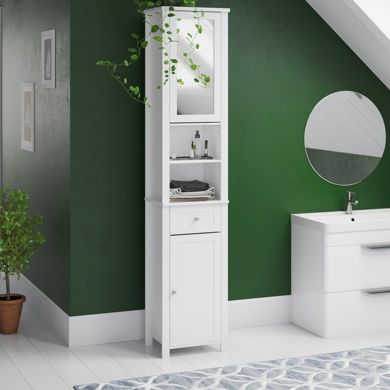 Tall Bathroom Mirror
 Wildon Home Vida Milano 40 x 190cm Mirrored Free Standing
