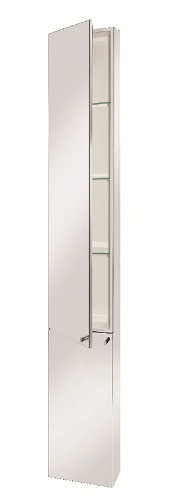 Tall Bathroom Mirror
 Croydex Nile Stainless Steel Tall Double Mirror Cabinet