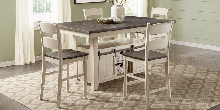 Tall White Kitchen Table
 Counter Height Dining Room Table Sets for Sale