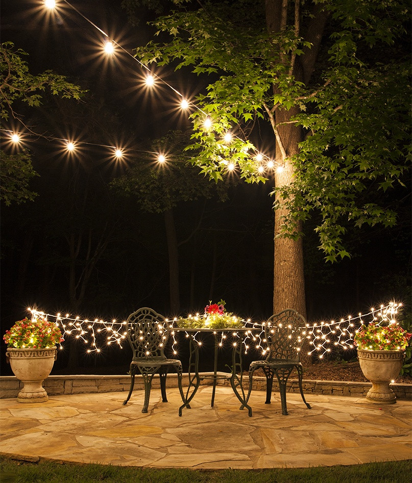 Terrace Landscape Lighting
 How to Plan and Hang Patio Lights