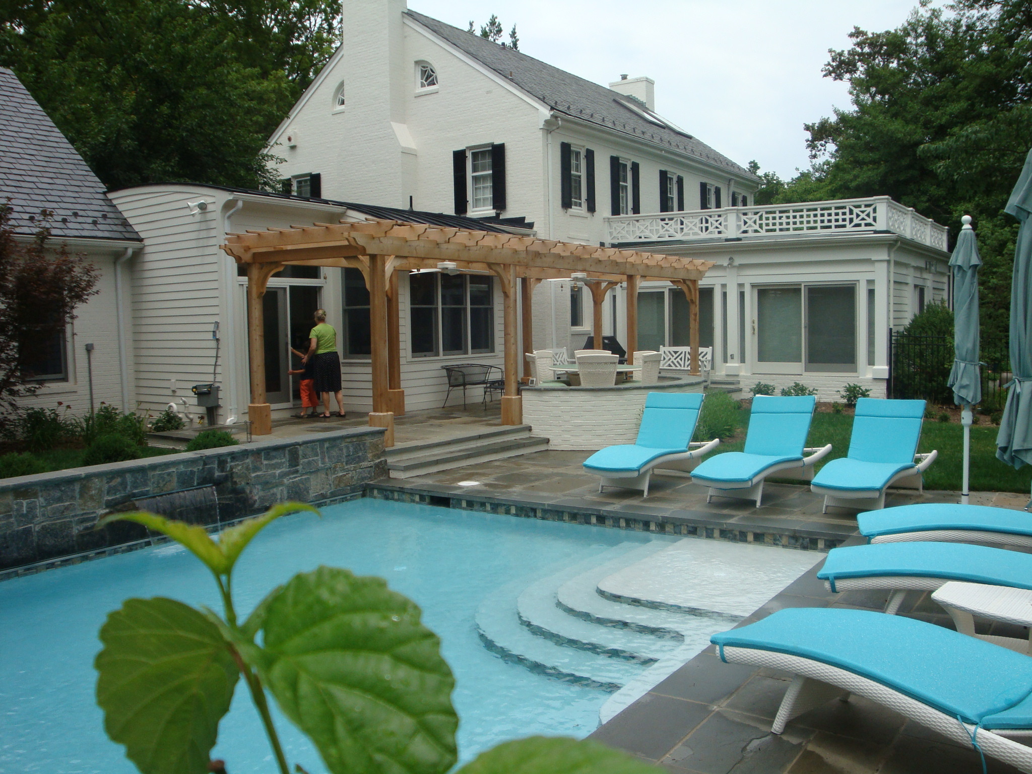 Terrace Landscape Pool
 Fredericksburg Pool Patio & Pergola Design